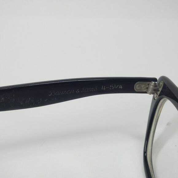 Bausch & Lomb 4-5 1/4 Vintage Cat Eye Glasses Frames Cateye MCM 1960s - Picture 9 of 13